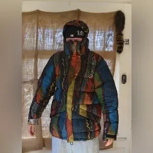 BURTON COOGI ダウンジャケット Burton × Coogi BURTON X COOGI DOWN FILLED PUFFER JACKET
